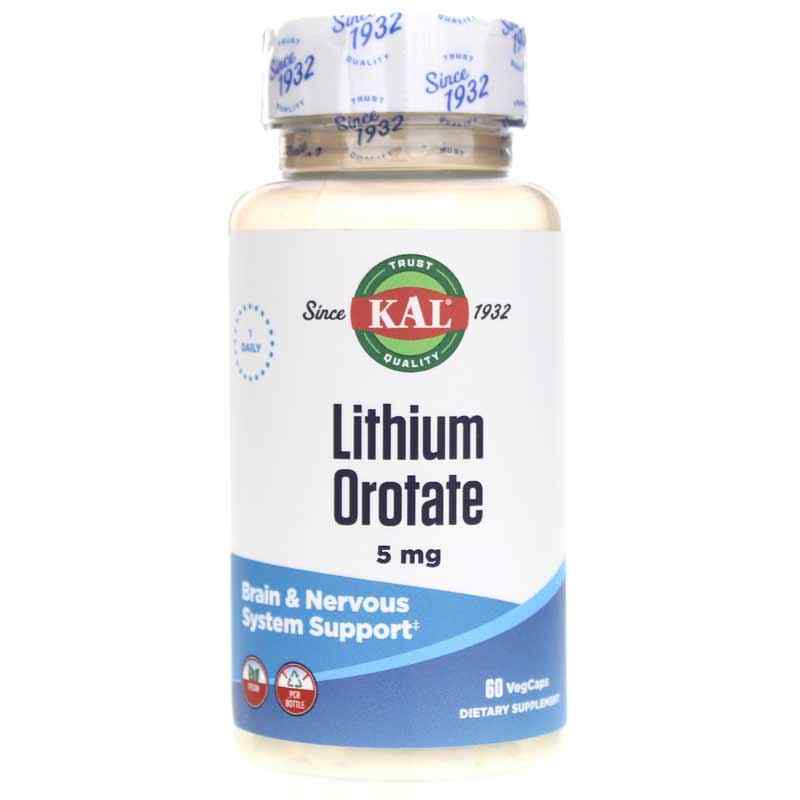 Lithium Orotate 5 Mg, Kal